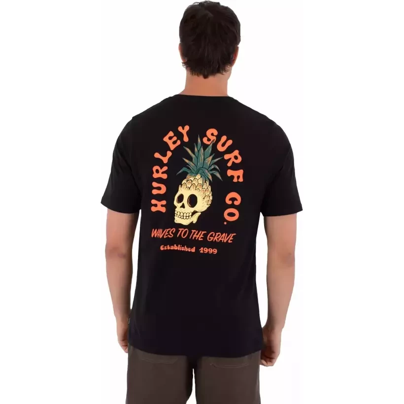 Camiseta Hurley Printing Press Berjim Preta
