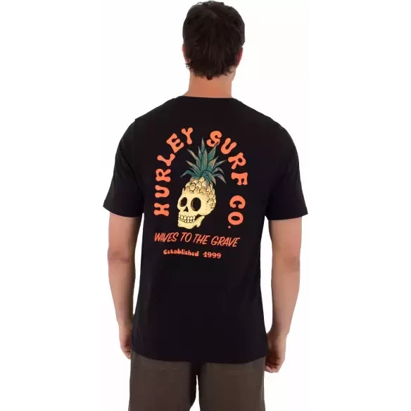 Camiseta Hurley Printing Press Berjim Preta