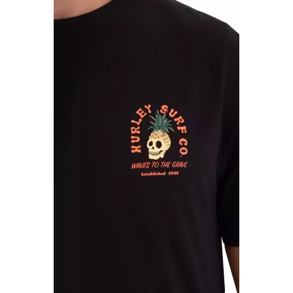 Hurley Printing Press Berjim Black T-Shirt