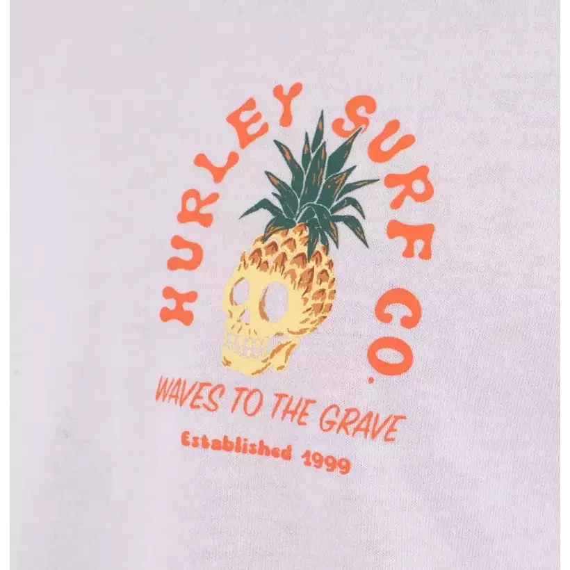 Camiseta Hurley Printing Press Berjim White