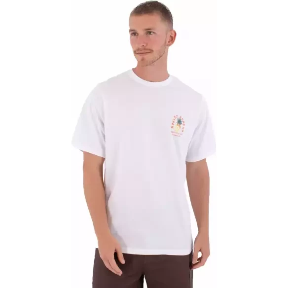 T-shirt Hurley Printing Press Berjim White