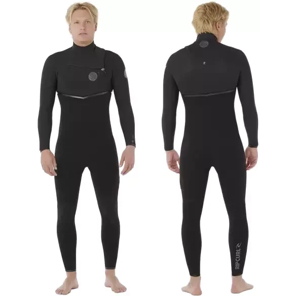 Rip Curl E-Bomb 5/3mm Chest-Zip Wetsuit Black
