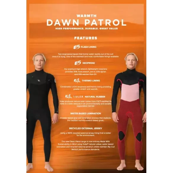 Muta  surf Rip Curl Dawn Patrol 5/3mm CZ Black