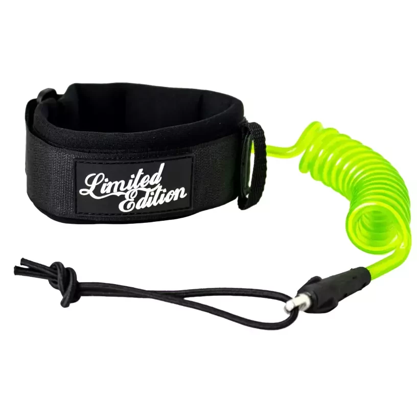 Limited Edition Pro bicep Bodyboard leash Lime