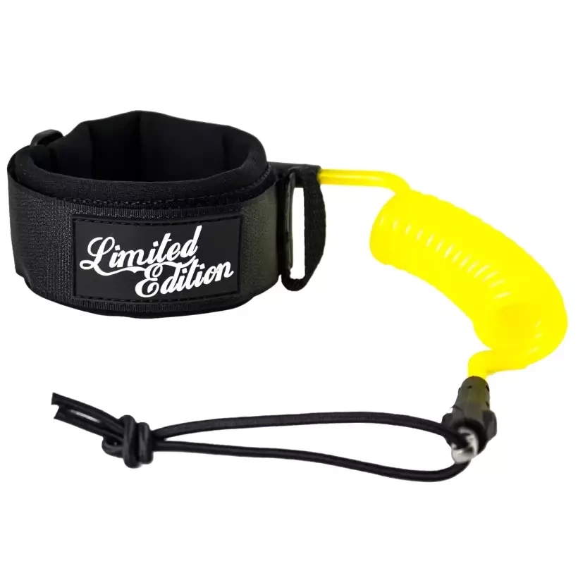Limited Edition Pro bicep Bodyboard leash Yellow