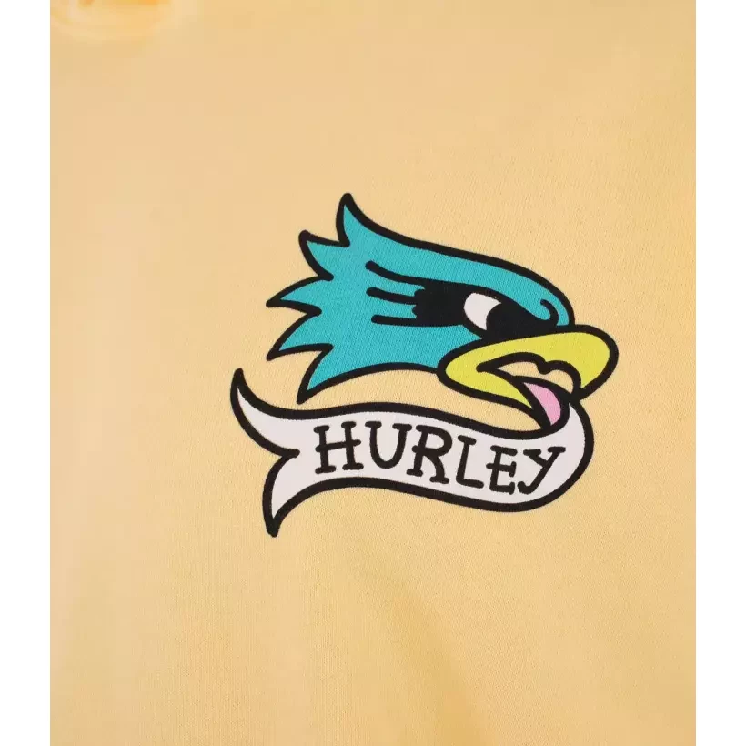 Felpa Hurley con cappuccio Etam Yellow