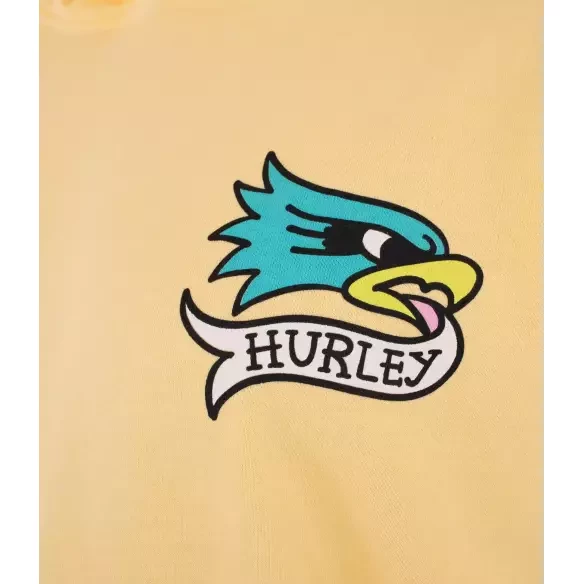 Sudadera Hurley capucha Etam Yellow