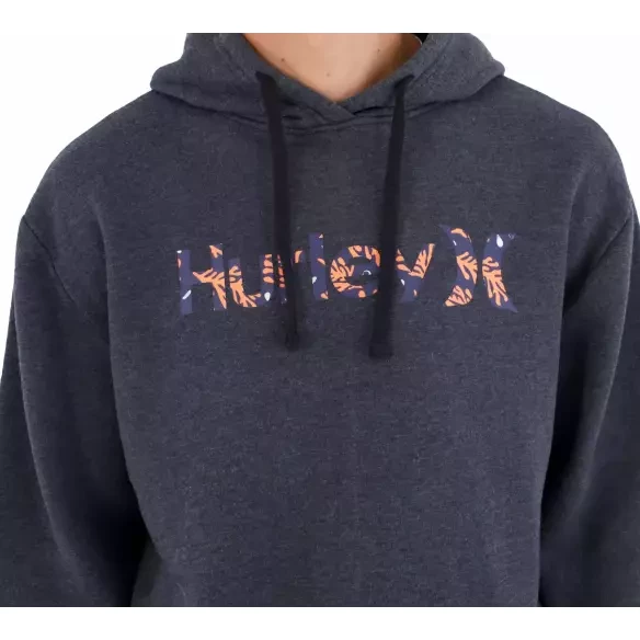 Hurley Kapuzenpullover Fleece Top Printing Press Money Black