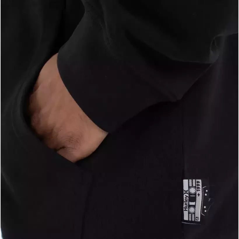 Sudadera Hurley con capucha Sider Zip Black