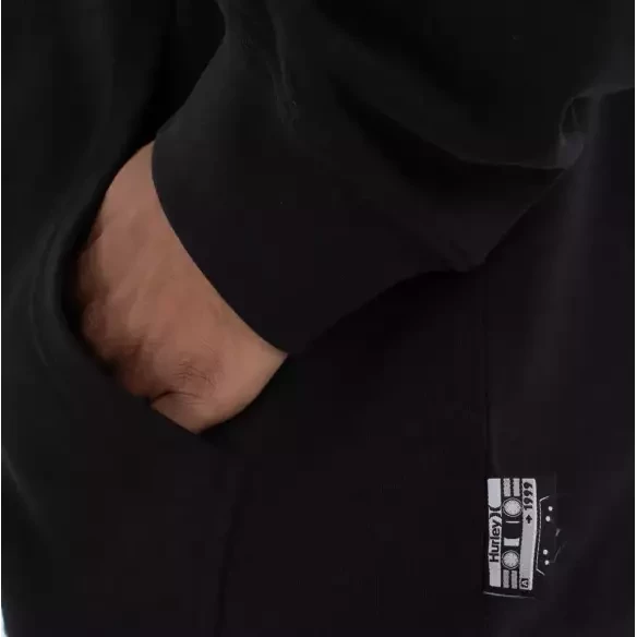 Hurley Sider Zip Black Hoodie