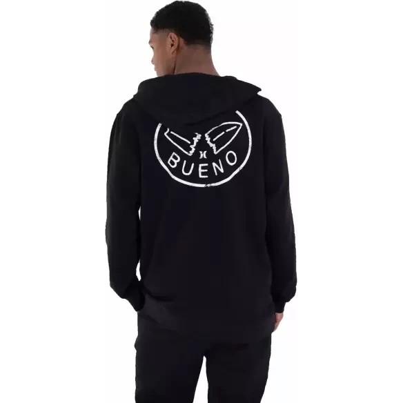 Sweat à capuche zippé Hurley Sider noir
