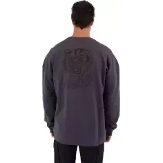 Hurley Etam Crew Sweatshirt Dark Stone Grey 2