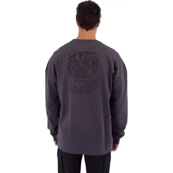 Hurley Etam Crew Sweatshirt Dark Stone Grey
