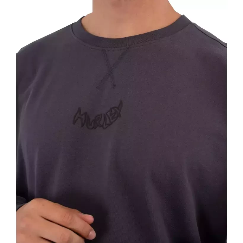 Hurley Sweatshirt Etam Crew Dark Stone Grey