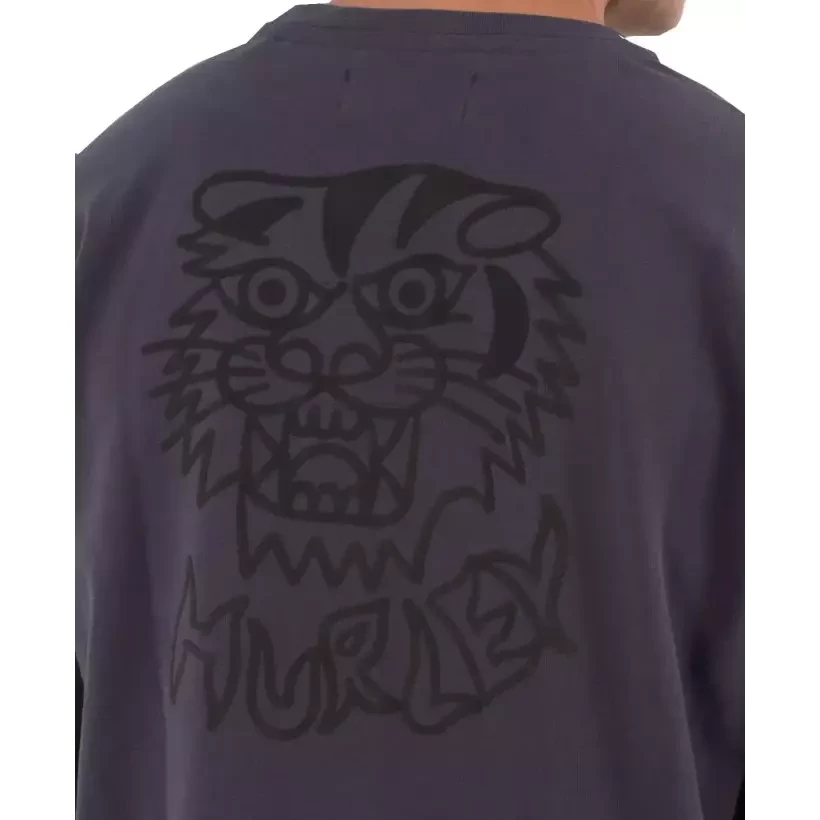 Sudadera Hurley Etam Crew Dark Stone Grey