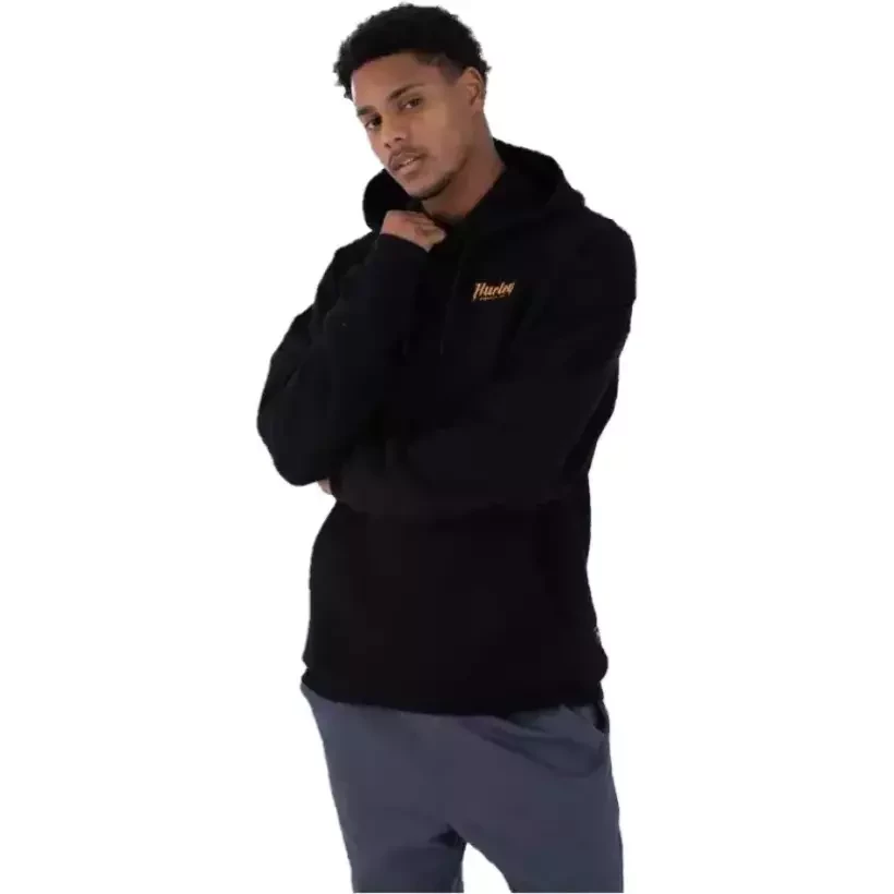 Hurley Ironcland Heavyweight Black Hoodie