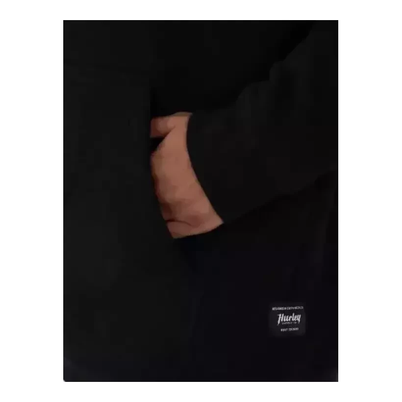 Hurley Kapuzenpullover Ironcland Heavyweight Schwarz