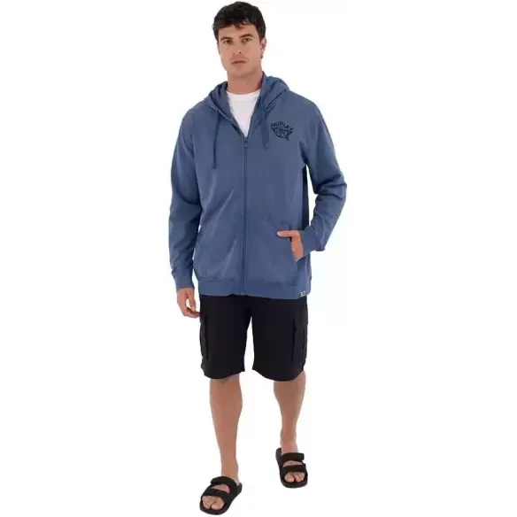 Moletom Hurley com capuz Sider Zip Blue