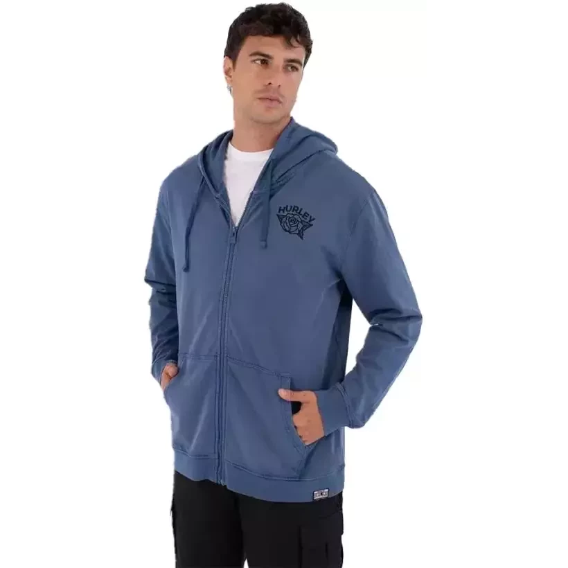 Hurley hoodie Sider Zip Blue