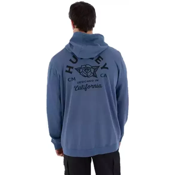 Moletom Hurley com capuz Sider Zip Blue
