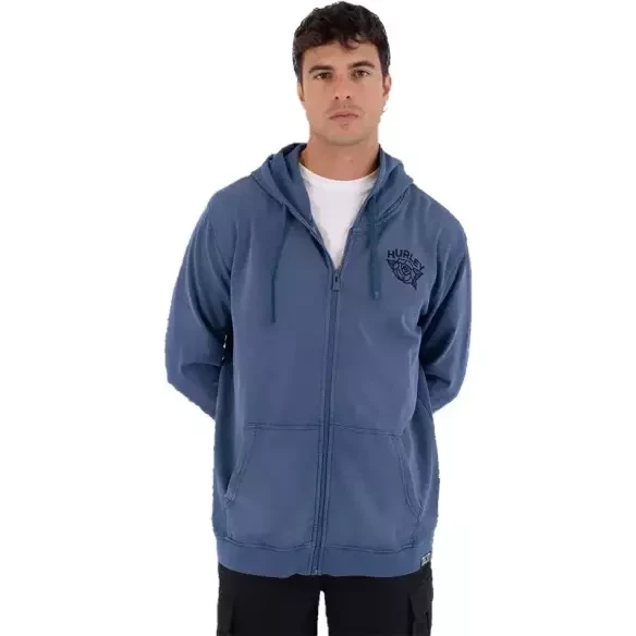 Moletom Hurley com capuz Sider Zip Blue