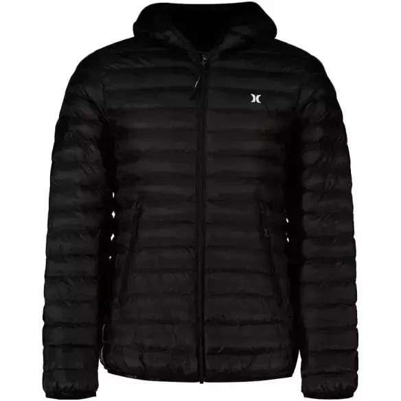 Hurley Campbell Puffer Black Coat