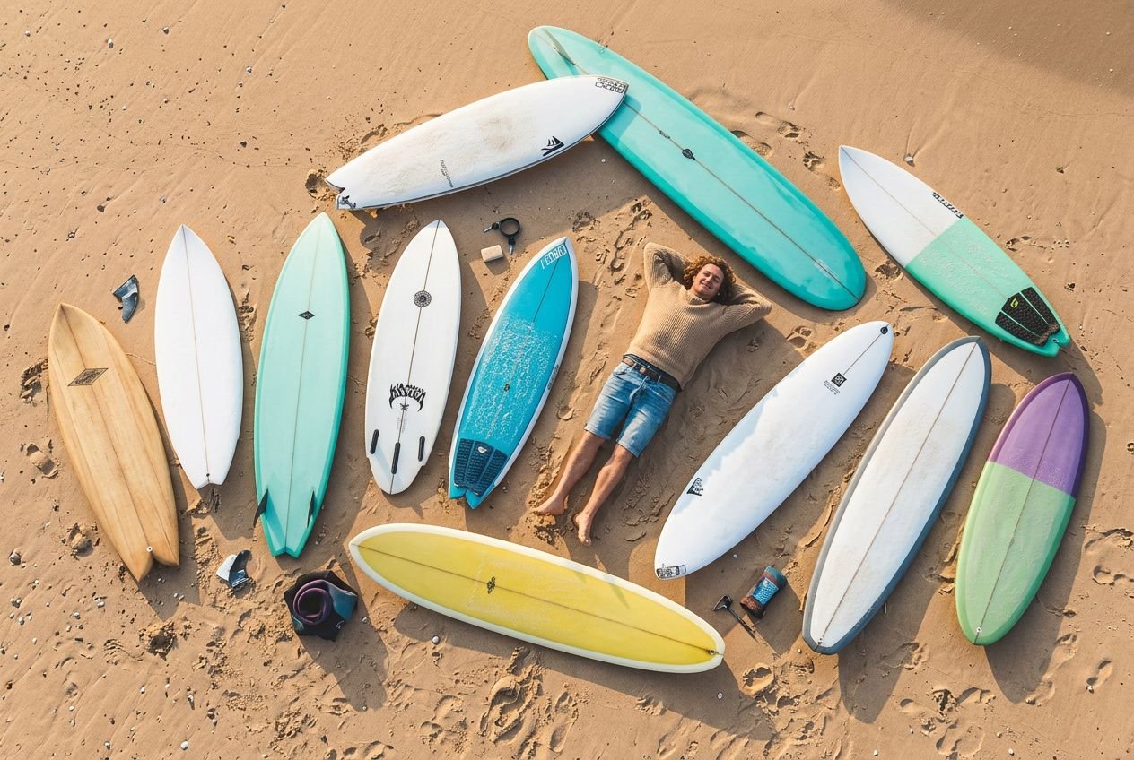 Surfboard types and uses: longboard, shortboard and funboard guide